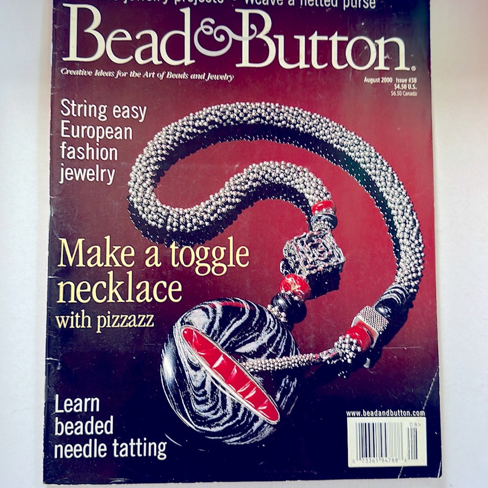BEAD & BUTTON MAGAZINE 2 ISSUES YEAR 2000 - Picture 7 of 11